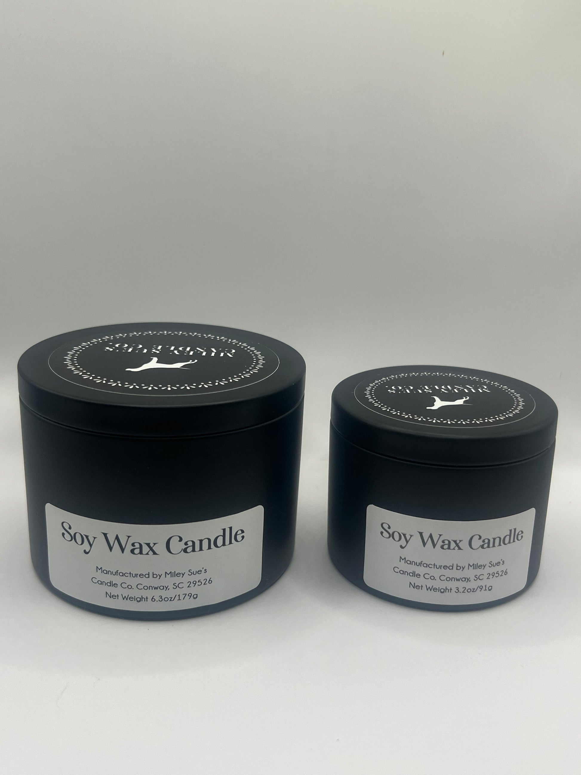 Homemade Soy Dog Candles, PAWS and REFLECT, Lavender and Vanilla Scent, 8oz Tin